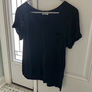 t. la Women’s V-Neck, Pocket T-Shirt